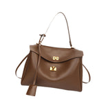 Maxbell Women Shoulder Bag with Adjustable Shoulder Strap for Party Commuting Street Brown
