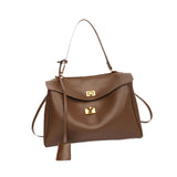 Maxbell Women Shoulder Bag with Adjustable Shoulder Strap for Party Commuting Street Brown