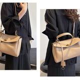 Maxbell Women Shoulder Bag with Adjustable Shoulder Strap for Party Commuting Street Khaki