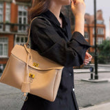 Maxbell Women Shoulder Bag with Adjustable Shoulder Strap for Party Commuting Street Khaki