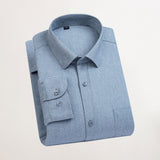 Maxbell Mens Long Sleeve Shirt Winter Breathable Wool Shirt for Walking Fishing Gift S