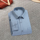 Maxbell Mens Long Sleeve Shirt Winter Breathable Wool Shirt for Walking Fishing Gift M