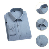 Maxbell Mens Long Sleeve Shirt Winter Breathable Wool Shirt for Walking Fishing Gift L