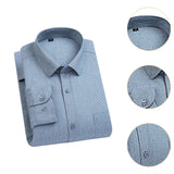 Maxbell Mens Long Sleeve Shirt Winter Breathable Wool Shirt for Walking Fishing Gift 3XL