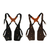 Maxbell Underarm Shoulder Bag Multipurpose Wallet Pocket for Running Outdoor Parties Black