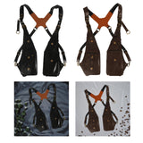 Maxbell Underarm Shoulder Bag Multipurpose Wallet Pocket for Running Outdoor Parties Black