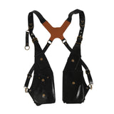 Maxbell Underarm Shoulder Bag Multipurpose Wallet Pocket for Running Outdoor Parties Black