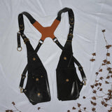 Maxbell Underarm Shoulder Bag Multipurpose Wallet Pocket for Running Outdoor Parties Black