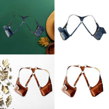 Maxbell Underarm Shoulder Bag Trendy Double Shoulder Pouch for Travel Outdoor Party Black