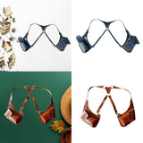 Maxbell Underarm Shoulder Bag Trendy Double Shoulder Pouch for Travel Outdoor Party Black