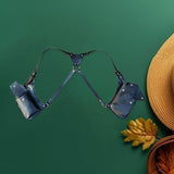 Maxbell Underarm Shoulder Bag Trendy Double Shoulder Pouch for Travel Outdoor Party Black