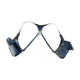 Maxbell Underarm Shoulder Bag Trendy Double Shoulder Pouch for Travel Outdoor Party Black