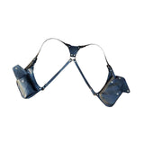 Maxbell Underarm Shoulder Bag Trendy Double Shoulder Pouch for Travel Outdoor Party Black