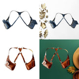 Maxbell Underarm Shoulder Bag Trendy Double Shoulder Pouch for Travel Outdoor Party Black