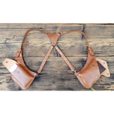 Maxbell Underarm Shoulder Bag Trendy Double Shoulder Pouch for Travel Outdoor Party Brown