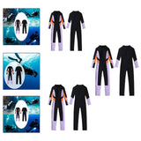 Maxbell Women Wetsuit Full Body Surfing Swimsuit for Outdoor Sports Kayaking Sailing S