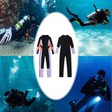 Maxbell Women Wetsuit Full Body Surfing Swimsuit for Outdoor Sports Kayaking Sailing S