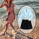 Maxbell Women Swimsuit Lightweight Fashion Swim Dress for Traveling Vacation Outdoor S