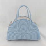 Maxbell Baby Diaper Caddy Organizer Holder for Changing Table Toiletries Burp Cloths Blue