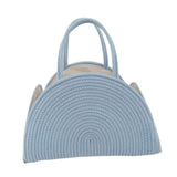 Maxbell Baby Diaper Caddy Organizer Holder for Changing Table Toiletries Burp Cloths Blue