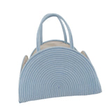 Maxbell Baby Diaper Caddy Organizer Holder for Changing Table Toiletries Burp Cloths Blue