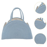 Maxbell Baby Diaper Caddy Organizer Holder for Changing Table Toiletries Burp Cloths Blue