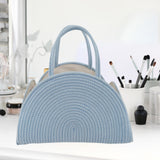 Maxbell Baby Diaper Caddy Organizer Holder for Changing Table Toiletries Burp Cloths Blue