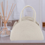 Maxbell Baby Diaper Caddy Organizer Holder for Changing Table Toiletries Burp Cloths White