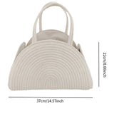 Maxbell Baby Diaper Caddy Organizer Holder for Changing Table Toiletries Burp Cloths White