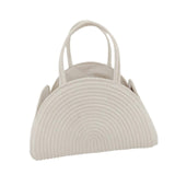 Maxbell Baby Diaper Caddy Organizer Holder for Changing Table Toiletries Burp Cloths White