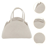 Maxbell Baby Diaper Caddy Organizer Holder for Changing Table Toiletries Burp Cloths White