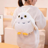 Maxbell Owl Backpack Funny Stylish Cartoon Soft Mini Schoolbag for Girls Child Teens
