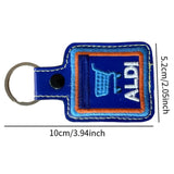 Maxbell Keychain Holder Case Multifunctional Card Keyring for Home Purse Living Room Style A