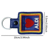 Maxbell Keychain Holder Case Multifunctional Card Keyring for Home Purse Living Room Style B