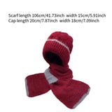 Maxbell Womens Hooded Scarf Versatile Hat Scarf Set for Walking Hiking Autumn Winter