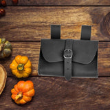 Maxbell Fanny Pack Casual Belt Pouch Waist Bag for Halloween Stage Show Role Playing Black