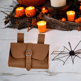 Maxbell Fanny Pack Casual Belt Pouch Waist Bag for Halloween Stage Show Role Playing Yellow Brown