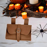 Maxbell Fanny Pack Casual Belt Pouch Waist Bag for Halloween Stage Show Role Playing Yellow Brown