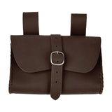 Maxbell Fanny Pack Casual Belt Pouch Waist Bag for Halloween Stage Show Role Playing Dark Brown