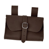 Maxbell Fanny Pack Casual Belt Pouch Waist Bag for Halloween Stage Show Role Playing Dark Brown