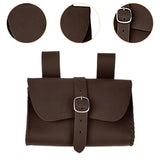 Maxbell Fanny Pack Casual Belt Pouch Waist Bag for Halloween Stage Show Role Playing Dark Brown