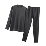 Maxbell Mens Thermal Underwear Top and Bottom Set Warm Fleece Lined for Cold Weather XL
