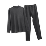 Maxbell Mens Thermal Underwear Top and Bottom Set Warm Fleece Lined for Cold Weather XL