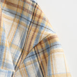 Maxbell Plaid Shirt Lapel Boyfriend Cotton Men's Shirt for Outdoor Activities Dating 2XL