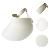 Maxbell Women Sun Hat Breathable Wide Brim Sun Visor Hat for Holiday Vacation Summer Beige