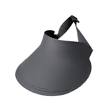 Maxbell Women Sun Hat Breathable Wide Brim Sun Visor Hat for Holiday Vacation Summer Dark Gray