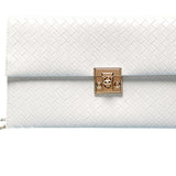 Maxbell Women Clutch Elegant Handbag Pouch Purse Crossbody for Party Travel Shopping White