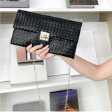 Maxbell Women Clutch Elegant Handbag Pouch Purse Crossbody for Party Travel Shopping Black