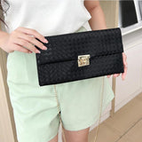 Maxbell Women Clutch Elegant Handbag Pouch Purse Crossbody for Party Travel Shopping Black