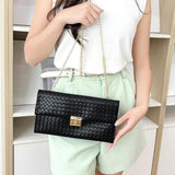 Maxbell Women Clutch Elegant Handbag Pouch Purse Crossbody for Party Travel Shopping Black